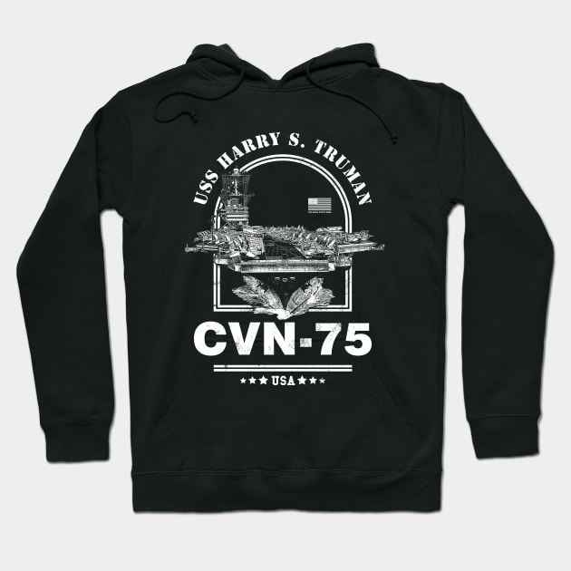 Harry S Truman Aircraft Carrier Hoodie by rycotokyo81